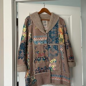 Johnny Was Sherpa super soft coat